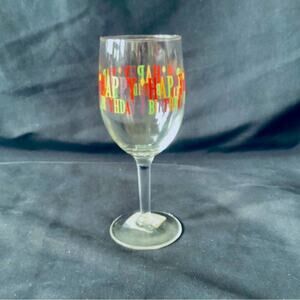 Happy Birthday Wine Glass